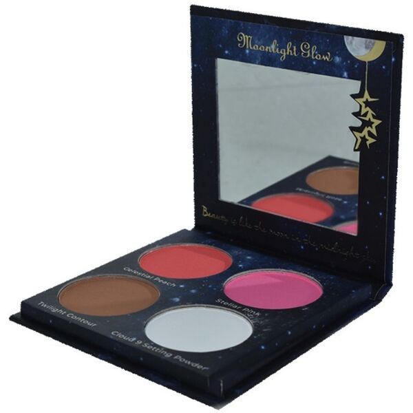 lasplash - moonlight glow face palette illuminanti 2.8 g oro rosa unisex