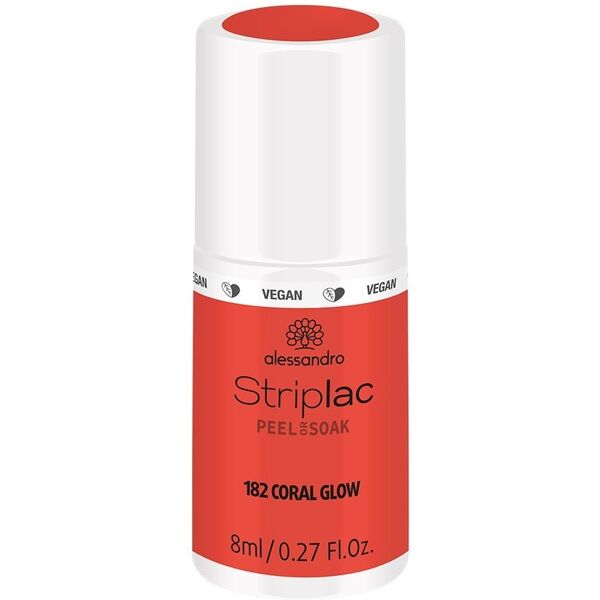 alessandro - striplac neon smalti 8 ml corallo unisex