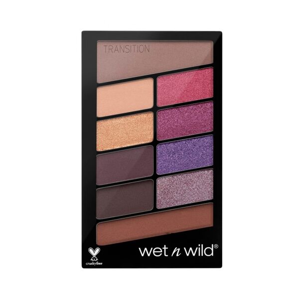 wet n wild - color icon 10 pan palette - playing safe ombretti 10 g oro rosa unisex