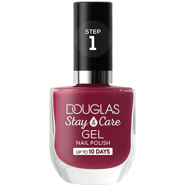 douglas collection - make-up stay & care gel polish smalti 10 ml rosso scuro unisex