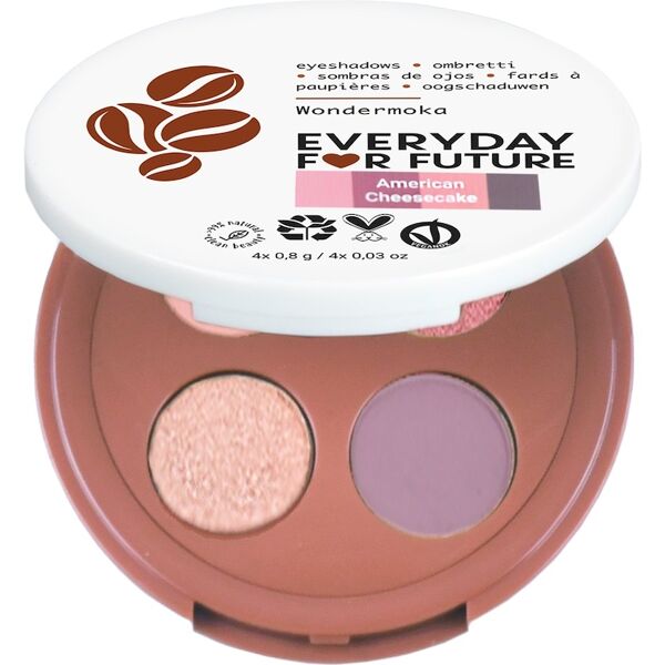 everyday for future - eyeshadows quad - wondermoka palette ombretti 3.2 g bianco unisex