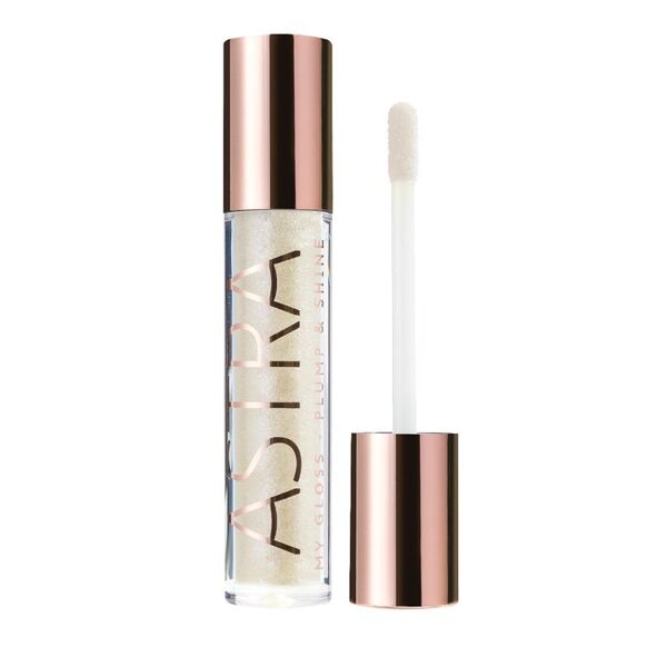 astra make up - my gloss plump & shine lucidalabbra 4 ml bianco female