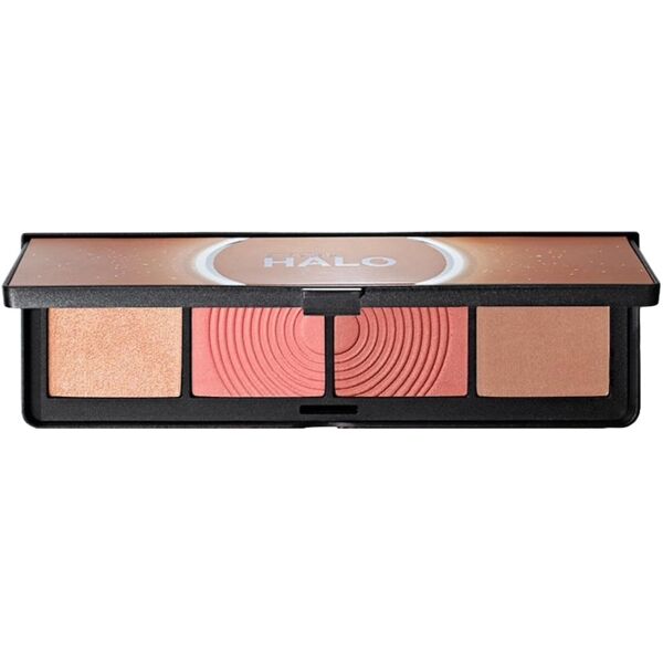 smashbox - halo sculpt + glow face palette blush 15.7 g bianco unisex