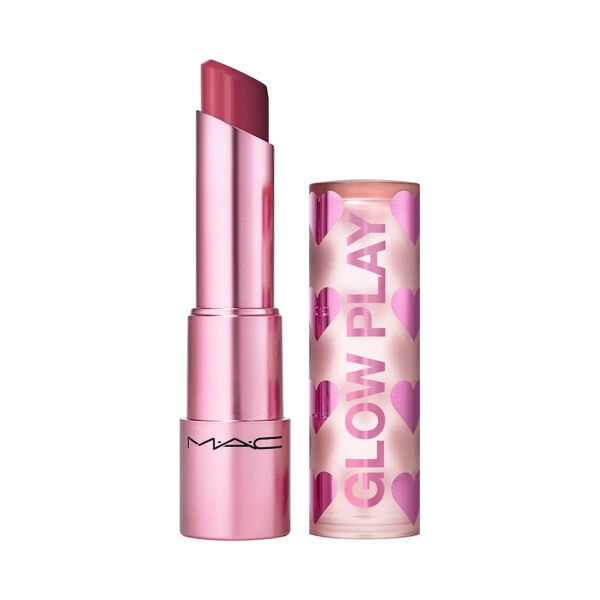 mac - valentine's day collection glow play lip balm balsamo labbra 3.6 g viola unisex