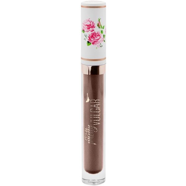 pretty vulgar - my lips are sealed: liquid lipstick rossetti 4.6 ml marrone unisex