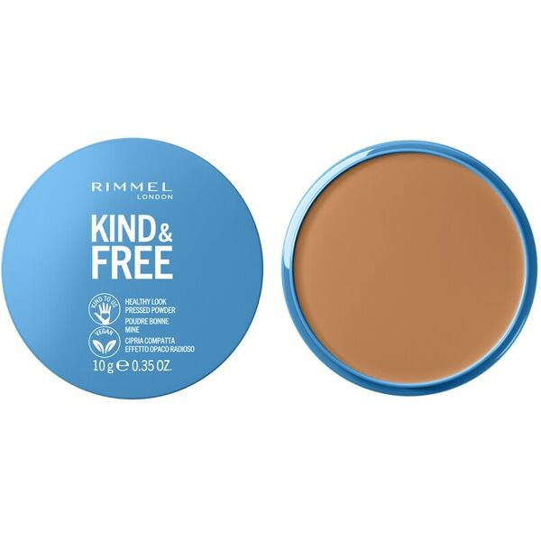 rimmel london - kind & free cipria compatta idratante kind&free 10 g marrone chiaro unisex