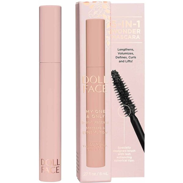 doll face - mascara my one & onlyblack 8 ml nero female