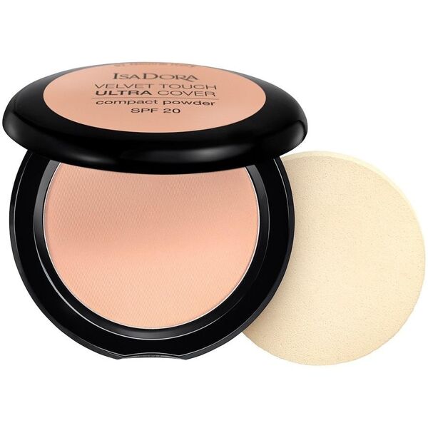 isadora - velvet touch ultra cover compact powder spf 20 cipria 10 g nude unisex