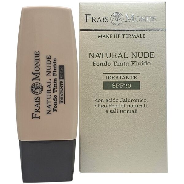 frais monde - nuovo fondotinta fluido natural nude 30 ml marrone chiaro female