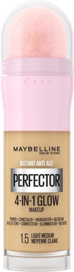 maybelline -  new york instant perfector 4-in-1 glow 0.5 fair/light cool fondotinta 20 ml marrone chiaro female