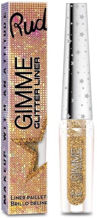 rude cosmetics - gimme glitter liner eyeliner 2.8 g marrone chiaro unisex