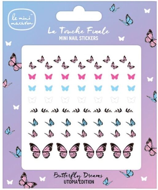 le mini macaron - butterfly dreams utopia edition - mini nail stickers unghie finte 7 g unisex