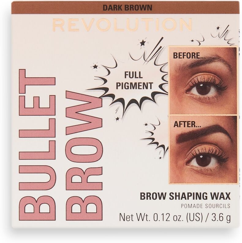 revolution - bullet brow shaping wax gel sopracciglia 3.6 g marrone chiaro unisex