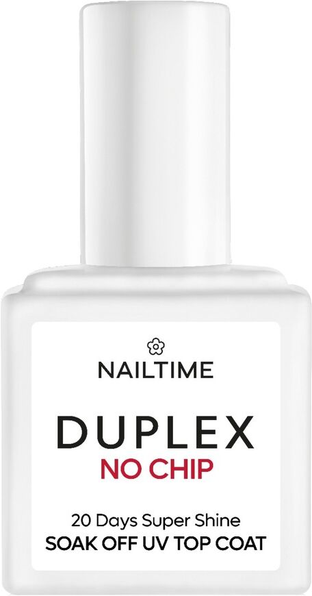 nailtime - duplex no chip soak off uv top coat 20 days super shine smalti gel 8 ml unisex