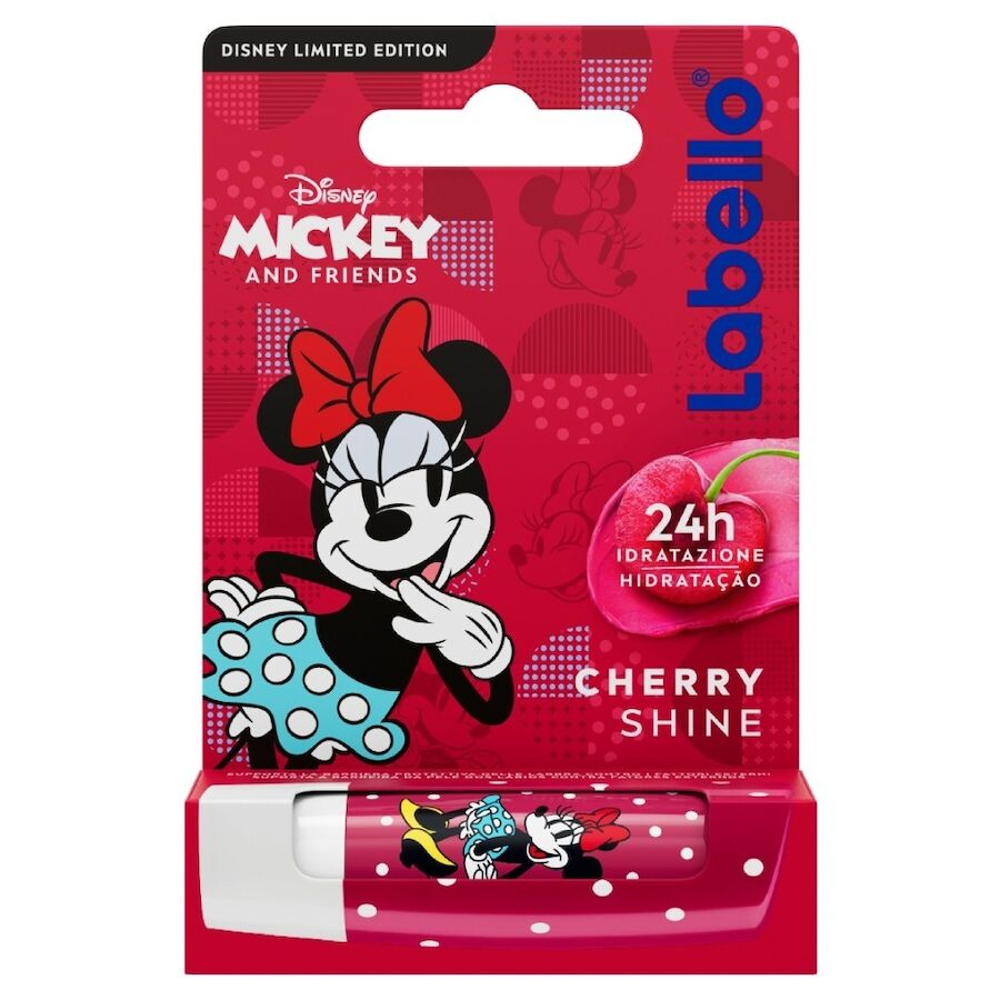 labello - cherry shine limited edition disney minnie mouse balsamo labbra 4.8 g female