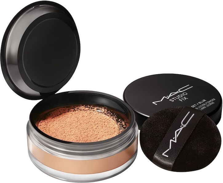 mac - studio fix pro set + blur weightless loose powder cipria 6.5 g marrone chiaro unisex