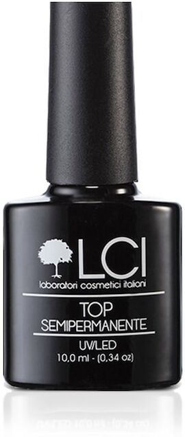 lci - top coat glossy 10 ml bianco unisex