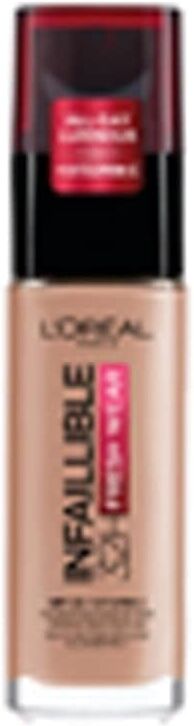 l'oréal paris - infaillible 32h fresh wear, effetto coprente lunga tenuta 24h, formula waterproof idratante, 235 miel fondotinta 30 ml marrone chiaro unisex