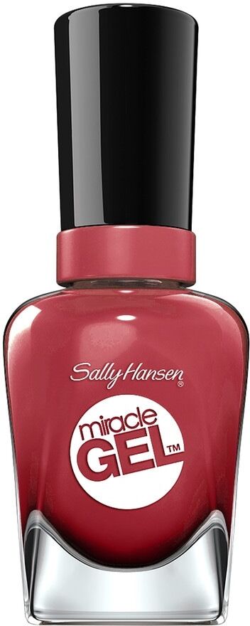 sally hansen - insta dray smalto unghie miracle gel smalti 14.7 ml rosso scuro female