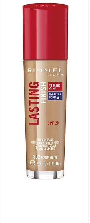 rimmel london - lasting finish 25h foundation fondotinta 30 ml marrone chiaro unisex