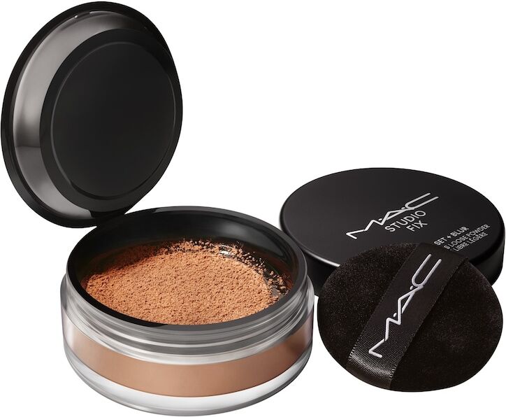 mac - studio fix pro set + blur weightless loose powder cipria 6.5 g marrone unisex