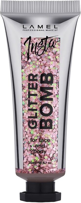 lamel - insta insta glitter bomb ombretti 20 ml bianco female