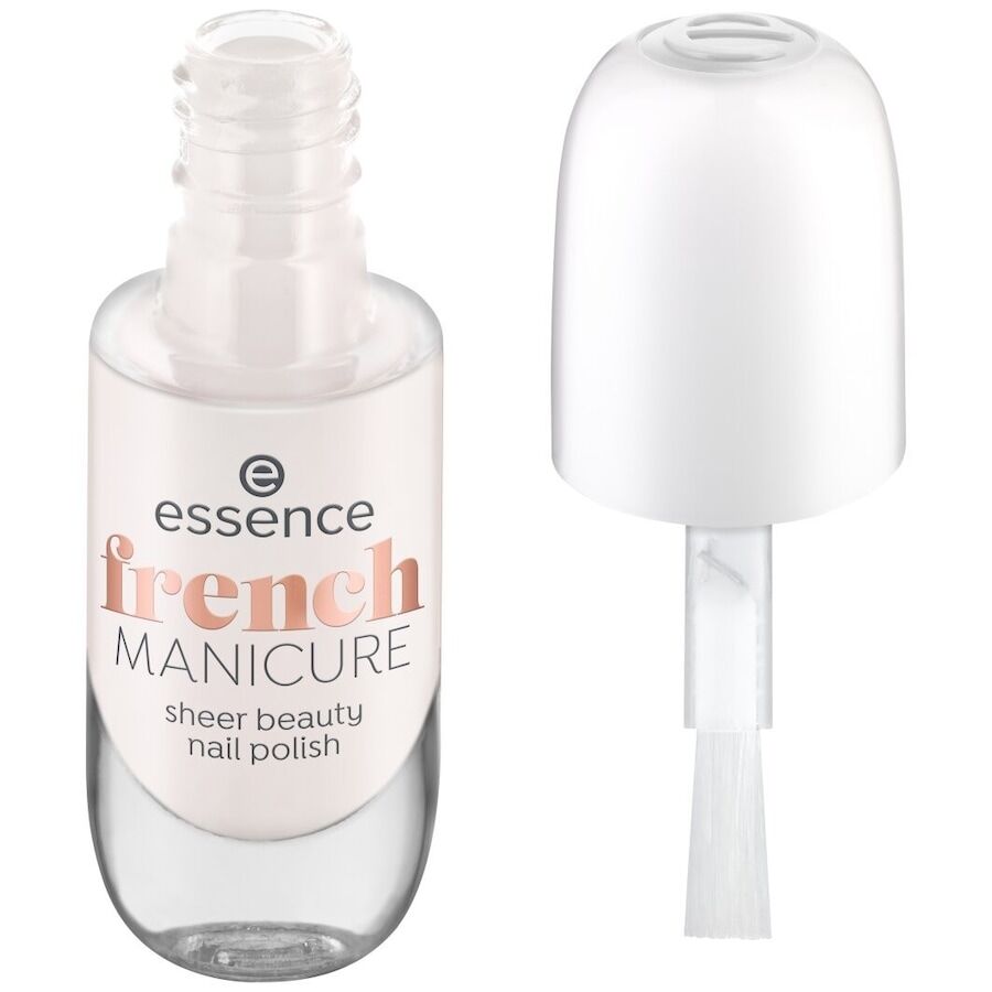 essence - french manicure sheer beauty smalto unghie smalti 8 ml bianco unisex