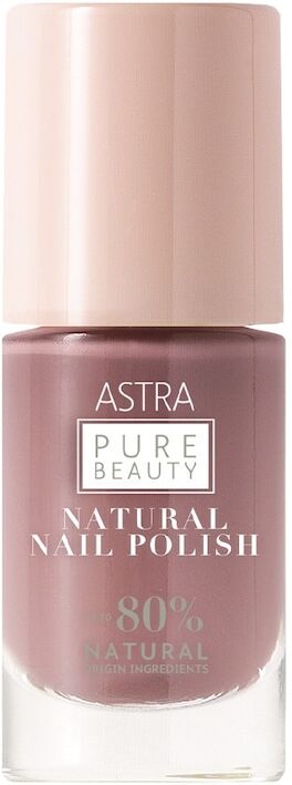 astra make up - pure beauty natural nail polish smalti 8 ml oro rosa female