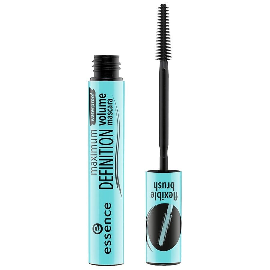 essence - maximum definition mascara occhi ultra volumizzante resistente all'acqua mascara 8 ml nero unisex