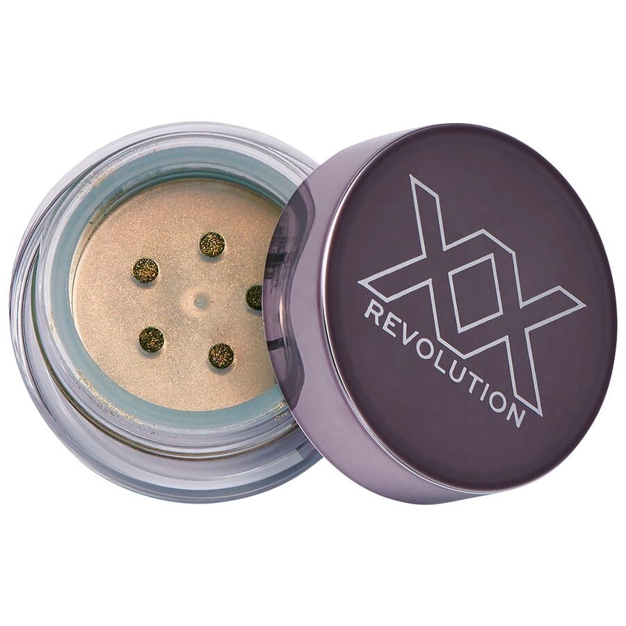 revolution xx - xx revolution chromatixx duo chrome eyeshadow pot ombretti 0.4 g marrone chiaro unisex