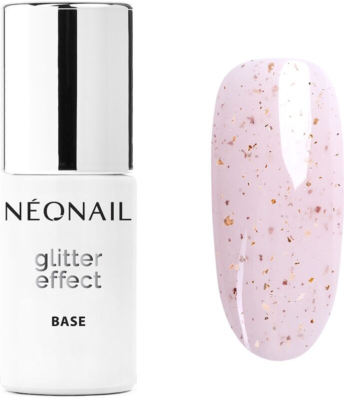 neonail - glitter effect base smalti 7.2 ml argento unisex