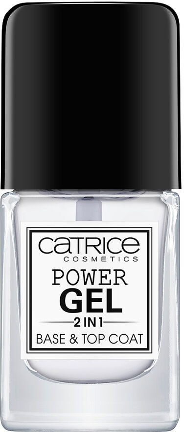 catrice - power gel 2in1 smalto unghie base & top coat base coat 10.5 ml bianco unisex