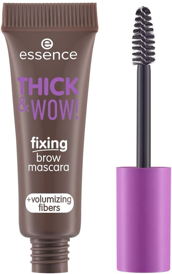 essence - thick & wow! mascara fissante sopracciglia gel sopracciglia 6 ml marrone unisex