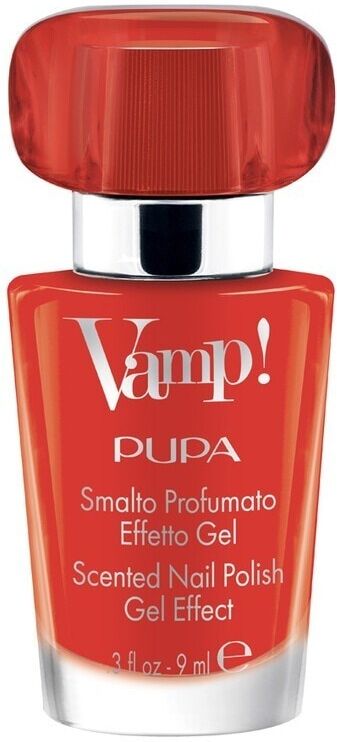 pupa milano - vamp! smalto profumato effetto gel smalti 9 ml rosso scuro unisex