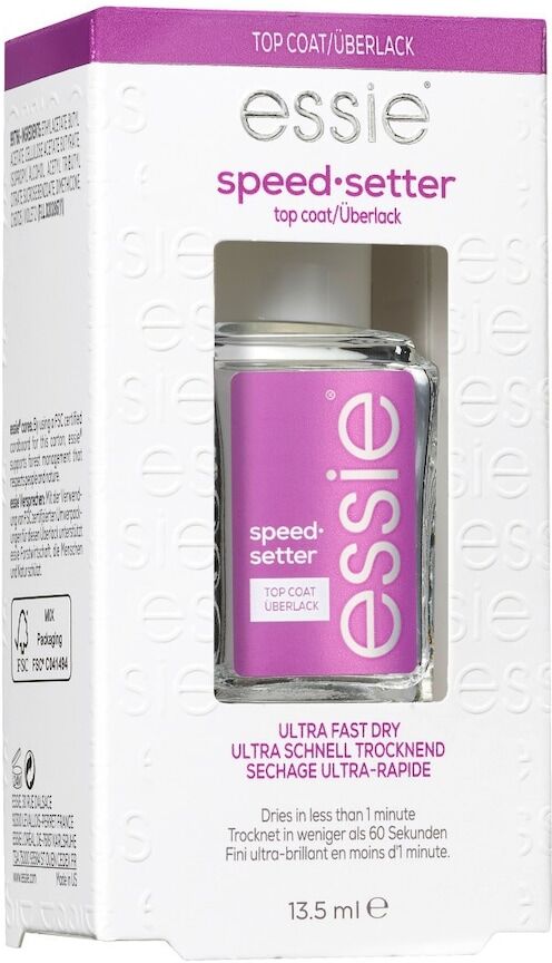 essie -  manicure, speed setter, top coat 13.5 ml oro rosa unisex