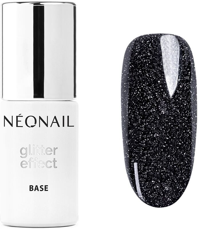 neonail - glitter effect base smalti gel 7.2 ml bianco unisex