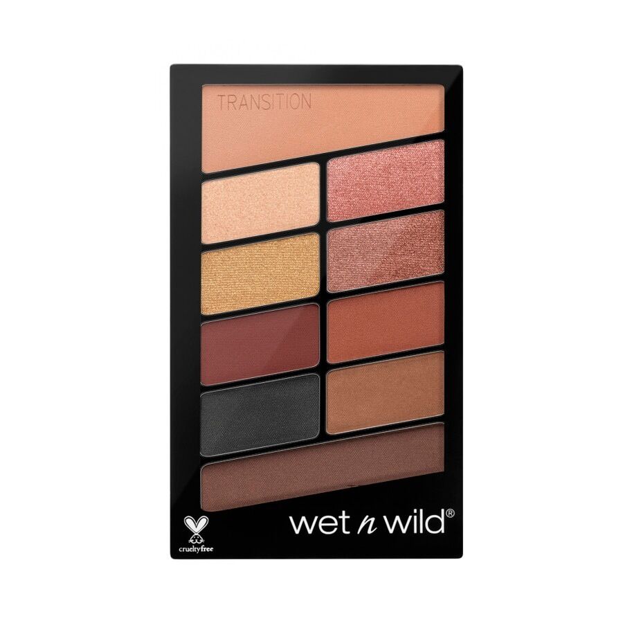 wet n wild - color icon 10 pan palette - playing safe ombretti 10 g marrone unisex