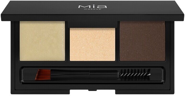 mia make up - set & define eyebrow palette brunette gel sopracciglia 4.5 g female