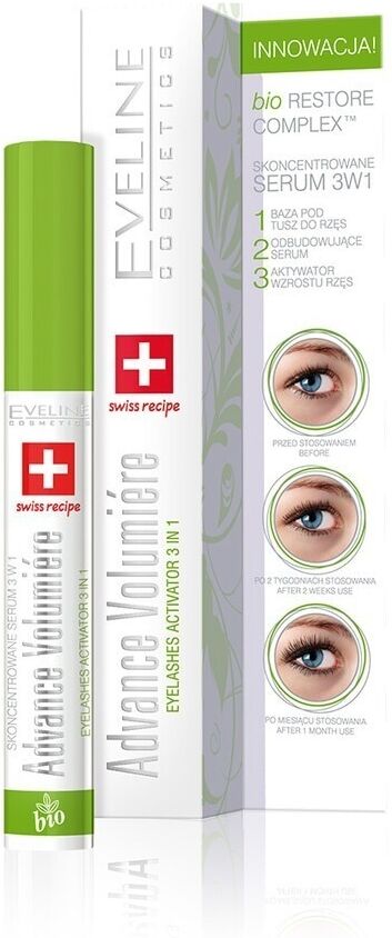 eveline comsetics - eyelashes activator 3in1 mascara 10 ml unisex