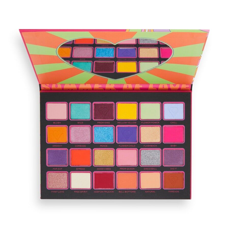 revolution -  x the simpsons summer of love palette homer and marge palette ombretti 25.2 g unisex