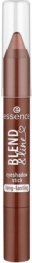 essence - blend & line 2in1 ombretto e eyeliner stick ombretti 1.8 g marrone unisex