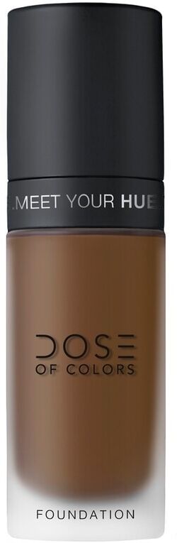 dose of colors - meet your hue foundation fondotinta 30 ml marrone unisex