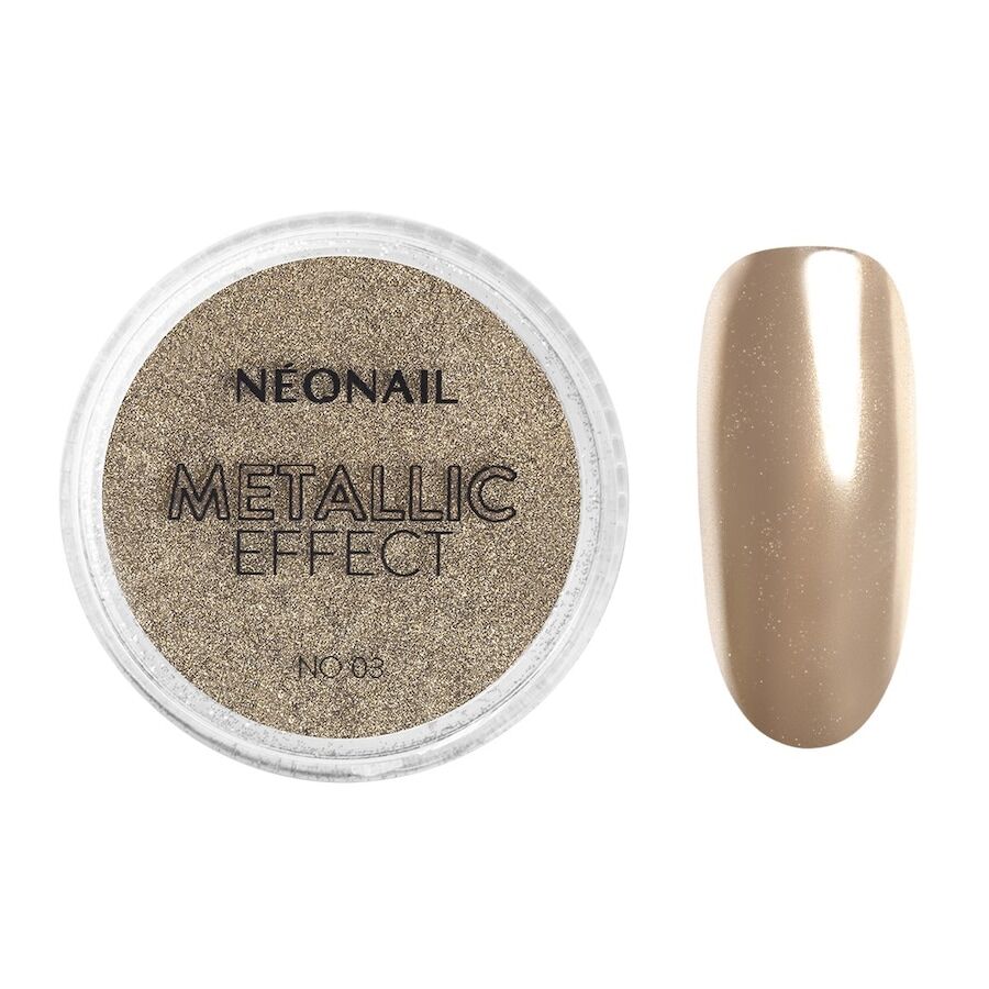 neonail - powder metallic effect unghie finte 1 g marrone chiaro unisex