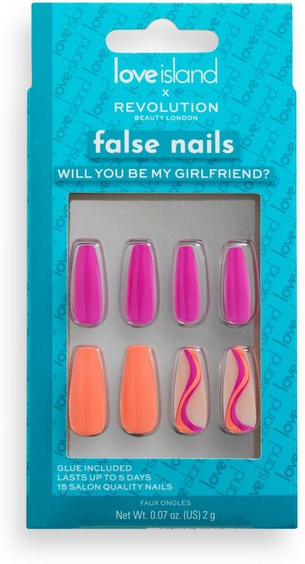 revolution - love island false nails will you be my gf? unghie finte 40 g female