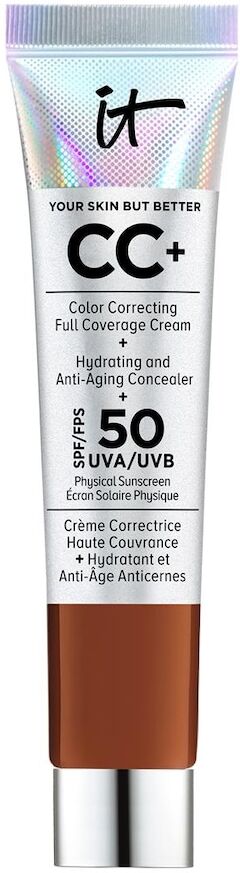 it cosmetics - cc+ cream with spf 50 - formato viaggio bb & cc cream 12 ml marrone chiaro unisex