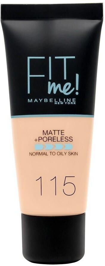 maybelline - fit me matte&poreless fondotinta 30 ml nude unisex