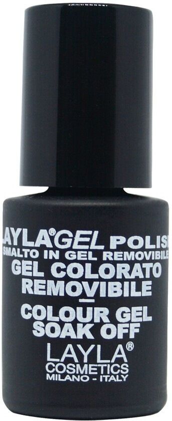 layla cosmetics - gel polish smalti 10 ml rosso scuro unisex