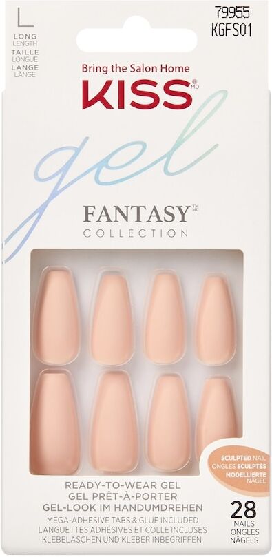 kiss - gel sculpted unghie finte 32 g nude unisex