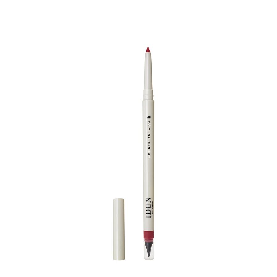 idun minerals - lipliner matite labbra 0.3 g rosso scuro unisex