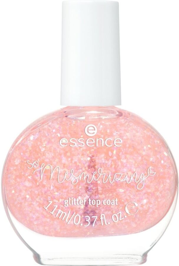 essence - so mesmerizing smalto unghie top coat glitter 01 make up 11 ml unisex